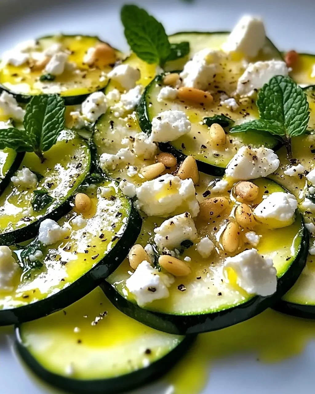 Zucchini-Carpaccio: Frisch & Schnell zubereitet