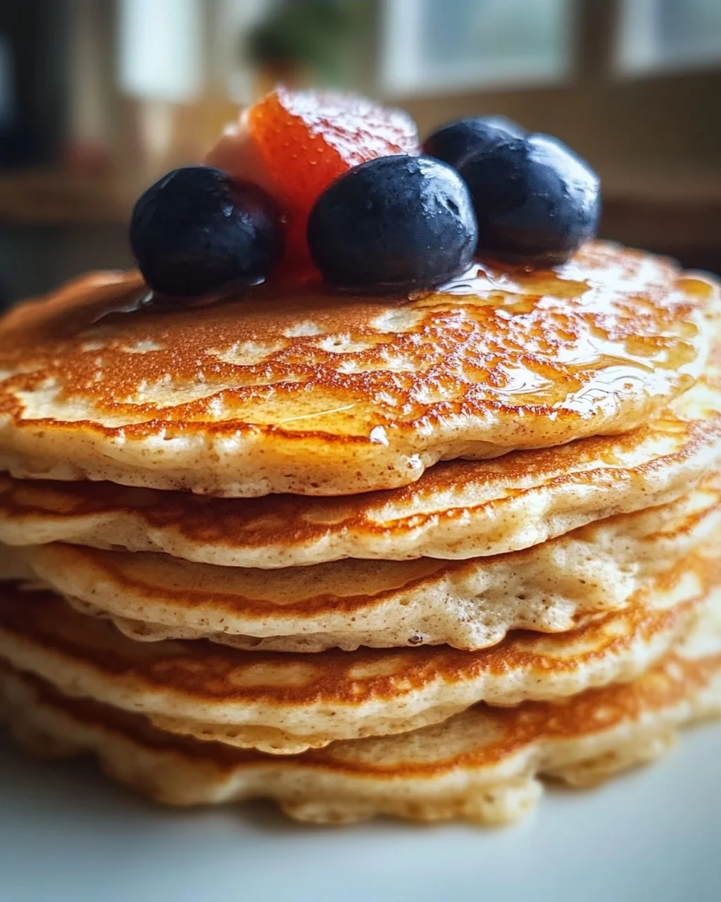 Zuckerfreie Quark Haferflocken Pancakes: Gesund & Einfach